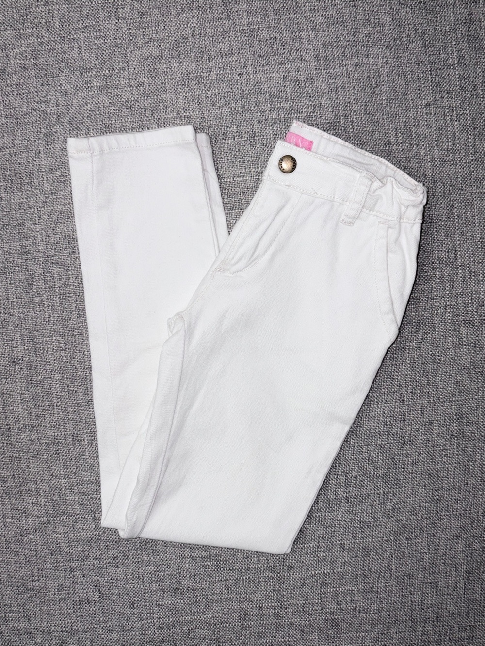 Bisby Kids White Stretch Jeans